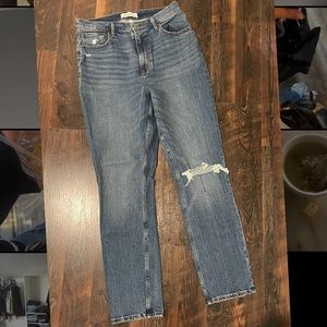 Abercrombie curve love 90s straight leg jean